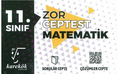 Karekök Yayınları 11. Sınıf Matematik Zor Cep Test