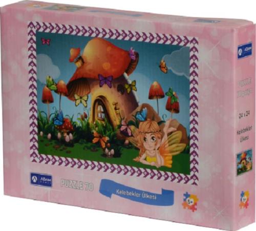 Kelebekler Ülkesi 70 Parça Puzzle 24x34 Kelebekler Ülkesi 70 Parça Puzzle 24x34
