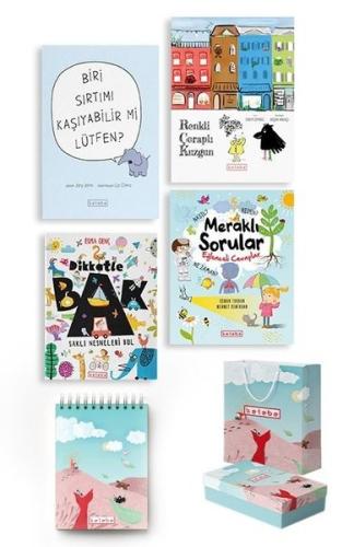 Ketebe Çocuk Set 3 (4 Kitap Takım + Çanta Kutu ve Defter Hediyeli) (Ci Ketebe Çocuk Set 3 (4 Kitap Takım + Çanta Kutu ve Defter Hediyeli) (Ci