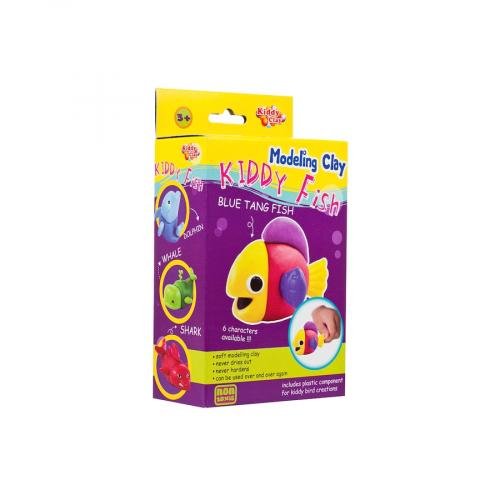 Kiddy Clay 12 Model Hamur + Kuş Kalıpları (6 Farklı Kuş Seti)