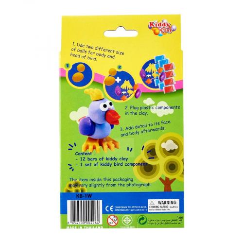 Kiddy Clay 12 Model Hamur + Balık Kalıpları (6 Farklı Balık Seti)