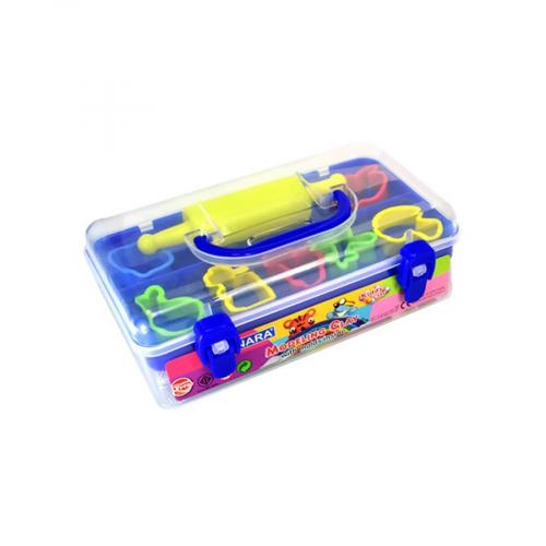 Kiddy Clay Kurumayan Model Hamur 7 Renk 550 Gram + 7 Kalıp + 1 Merdane