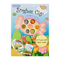 KIDDY CLAY SPAGETTI HAMUR 8 RENK SWEET CANDY ---- DLS (tek ürün gönderilecektir, fotoğraf temsilidir)