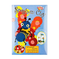 KIDDY CLAY SPAGHETTI HAMUR 8 RENK KELEBEK ---- DLS (tek ürün gönderilecektir, fotoğraf temsilidir)