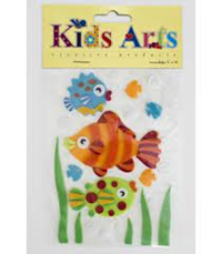 KIDS ARTS FT-7100 KEÇE STICKER BALIK -