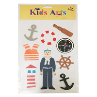 KIDS ARTS ST-103161 EVA STICKER (ASKER) ---- *2023 FİYATLI ve Kampanyalı** CEM & DOLPHIN (tek ürün gönderilecektir, fotoğraf temsilidir)