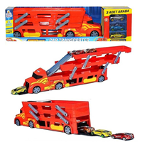 KING TOYS KUTULU 3 KATLI ARABALI TIR 37 ARAÇLIK KAPASİTE ----