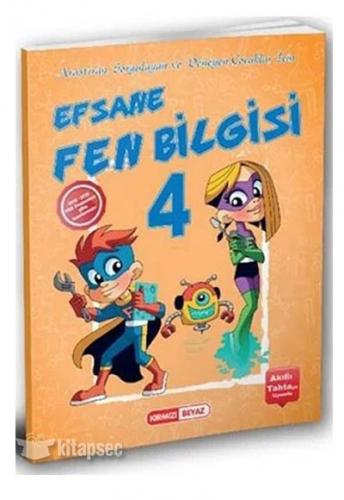 KIRMIZI BEYAZ 4.SINIF EFSANE FEN BİLİMLERİ