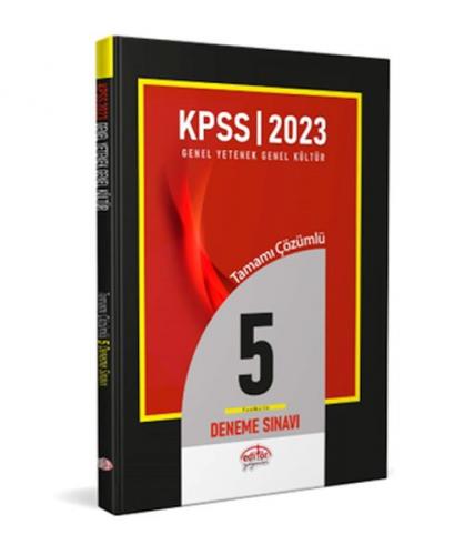 Kpss Genel Yetenek Genel Kültür Tamamı Çözümlü 5 Fasikül Deneme Sınavı
