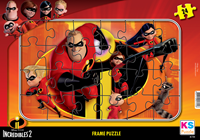 KSGAMES INCREDIBLES FRAME PUZZLE 24 PARÇA