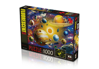 KSG / PUZZLE 1000 PARÇA SOLAR SYSTEM 20572FOSFORLU ---