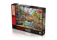 KSG / PUZZLE 1500 PARÇA COLORFUL CİTY 22018 *EK KAMPANYA* (tek ürün gönderilecektir, fotoğraf temsilidir)