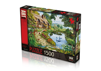 KSG / PUZZLE 1500 PARÇA COTTAGE BY THE LAKE 22007 *EK KAMPANYA* (tek ürün gönderilecektir, fotoğraf temsilidir)