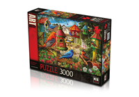 KSG / PUZZLE 3000 PARÇA BIRD HOUSE GARDENS 23003 -