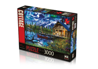 KSG / PUZZLE 3000 PARÇA MONLİT LAKE HOUSE 23008 ---- * * (tek ürün gönderilecektir, fotoğraf temsilidir)
