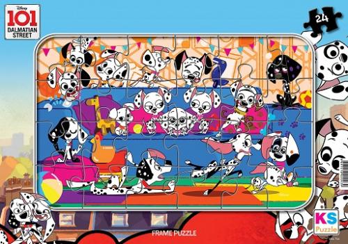 KSGAMES 101 DALMATIAN FRAME PUZZLE 24 PARÇA