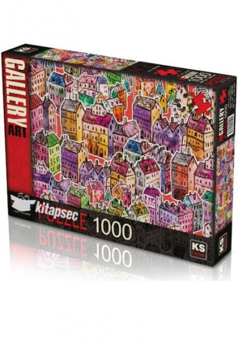 KSG / PUZZLE 1000 PARÇA CİTY OF COLORS 20550 *EK KAMPANYA* (tek ürün gönderilecektir, fotoğraf temsilidir)