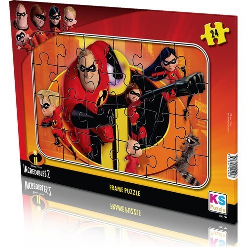 KSG / İNCREDİBLES FRAME PUZZLE 24 PARÇA 704 *EK KAMPANYA* (tek ürün gönderilecektir, fotoğraf temsilidir)