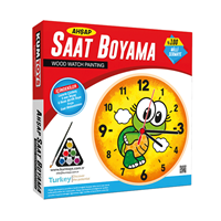 Kumtoys Ahşap Saat Boyama 5302