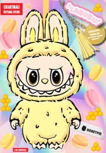 Labubu Honeypie Çılgın Koleksiyon Çıkartmalı Boyama Kitabı Doğan Çocuk