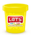 Lets Oyun Hamuru Tek Renk 150 GR Fosforlu Sarı L8340-17