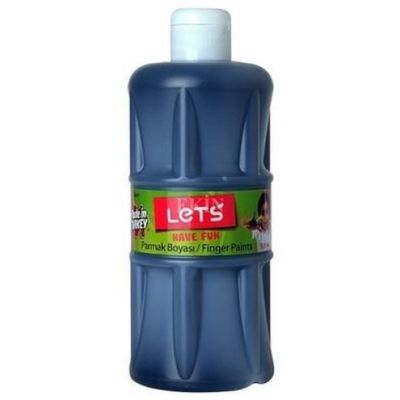 LETS PARMAK BOYASI SİYAH 500 ML
