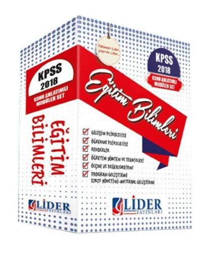 LİDER KPSS EĞİTİM BİLİMLERİ K.A MODÜLER SET
