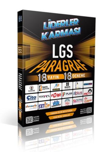 Liderler Karması LGS Paragraf Denemeleri (18x18) Liderler Karması LGS Paragraf Denemeleri (18x18)