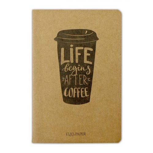 Life Begins Coffee - Defter
