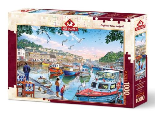 Art 1000 Parça Puzzle Limandaki Küçük Balıkçılar Art 1000 Parça Puzzle Limandaki Küçük Balıkçılar