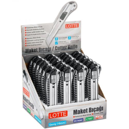 Lotte Maket Bıçağı Metal Geniş