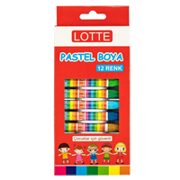 LOTTE PASTEL BOYA 12 LI KARTON KUTULU (tek ürün gönderilecektir, fotoğraf temsilidir)