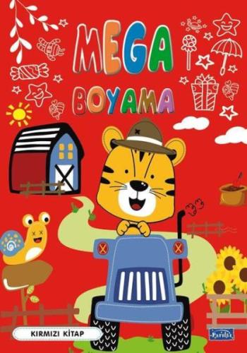 Mega Boyama Kırmızı Kitap Mega Boyama Kırmızı Kitap