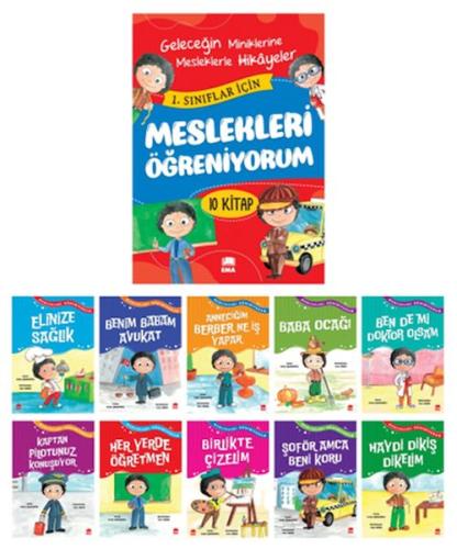 Meslekleri Öğreniyorum Resimli Hikaye (10 Kitap Set) Meslekleri Öğreniyorum Resimli Hikaye (10 Kitap Set)