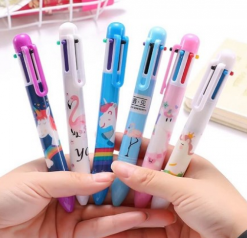 MIKRO 5314B-24 FLAMINGO PELUSLU 6 RENK TUKENMEZ KALEM