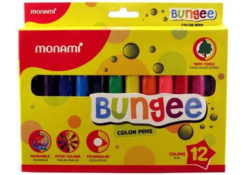 MONAMİ 12'Lİ BUNGEE JUMBO KEÇELİ KALEM