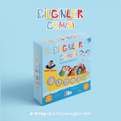 MOR ELMA BİLGİNLER GEMİSİ EĞİTİM SETİ 48+