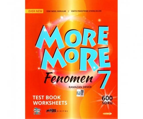 MORE MORE 7.SINIF TEST BOOK WORKSHEETS