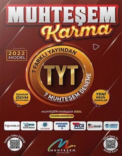 Muhteşem 2022 Model Muhteşem Karma TYT 7 li Deneme Seti Muhteşem 2022 Model Muhteşem Karma TYT 7 li Deneme Seti