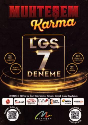 Muhteşem 2021 Muhteşem Karma LGS 7 li Deneme Seti Muhteşem 2021 Muhteşem Karma LGS 7 li Deneme Seti