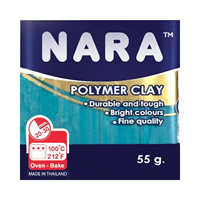 NARA POLYMER CLAY 55gr.TEAL (tek ürün gönderilecektir, fotoğraf temsilidir)
