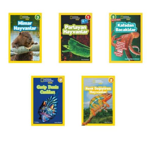 National Geographic Kids Olağanüstü Hayvanlar Seti 5 Kitap National Geographic Kids Olağanüstü Hayvanlar Seti 5 Kitap