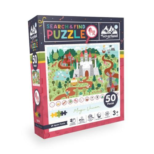 Neverland 50 Pıece Search And Fınd - Magıc Unıcorn (Sihirli Tek Boynuzlu At)