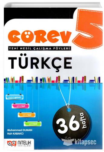 NİTELİK 5.SINIF TÜRKÇE GÖREV