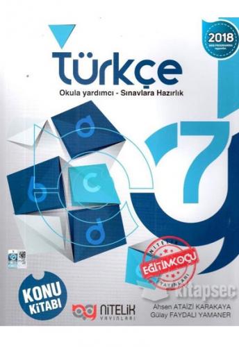 NİTELİK 7.SINIF TÜRKÇE SORU BANKASI