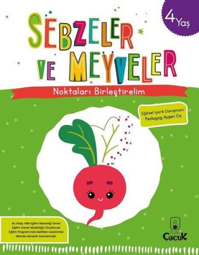 Noktaları Birleştirelim Sebzeler ve Meyveler 4 Yaş Noktaları Birleştirelim Sebzeler ve Meyveler 4 Yaş