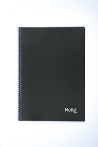 NOTTE SPRALLİ PLASTİK KAPAK A4 EKO DEFTER 60 YAPRAK ÇİZGİLİ