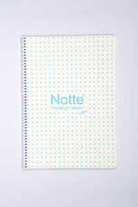 NOTTE SPRALLİ PLASTİK KAPAK A4 WHİTE DEFTER 100 YAPRAK ÇİZGİLİ ----