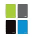 NOTTE SPRALLİ PLASTİK KAPAK A6 TREND DEFTER 80 YAPRAK ÇİZGİLİ