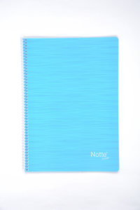 NOTTE SPRALLİ PLASTİK KAPAK A6 TREND DEFTER 80 YAPRAK KARELİ .... (tek ürün gönderilecektir, fotoğraf temsilidir)